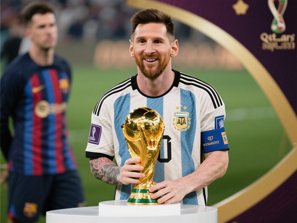 梅西自职业生涯起便注定是传奇创造者，从巴