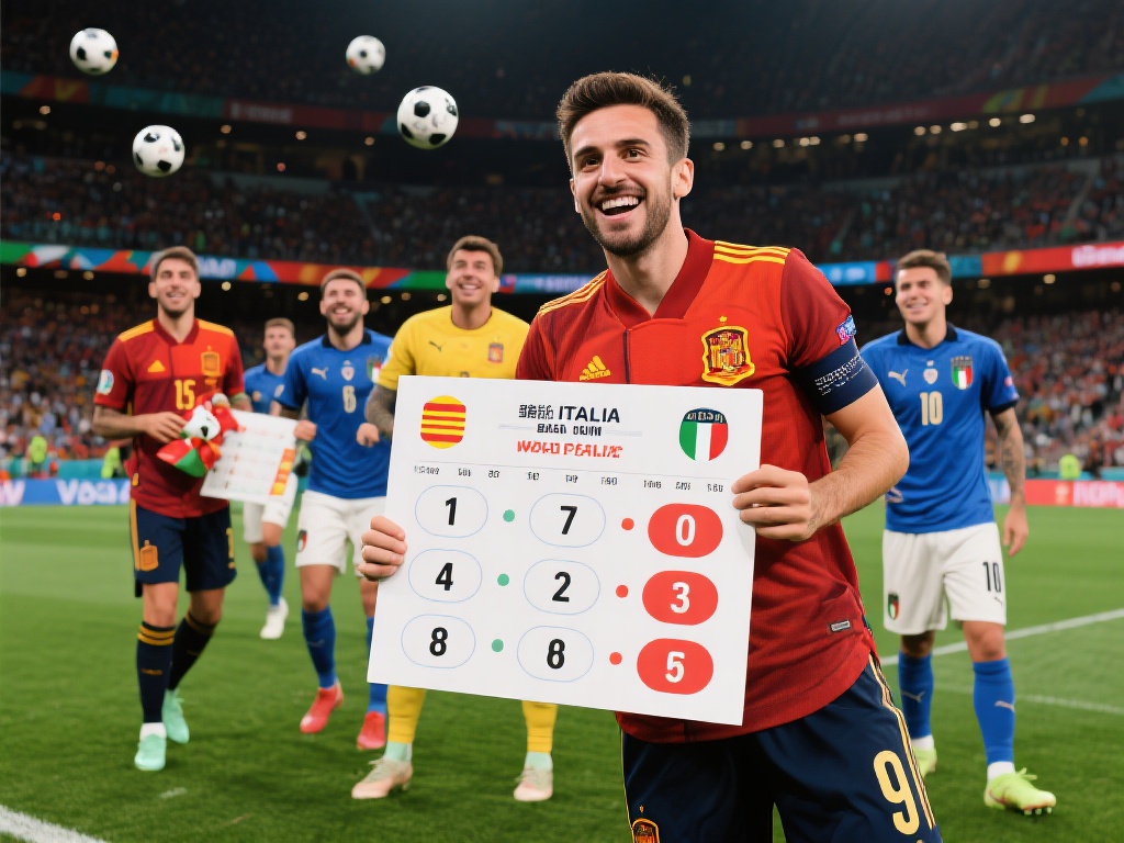 竞猜西班牙与意大利的进球数，不仅考验着球