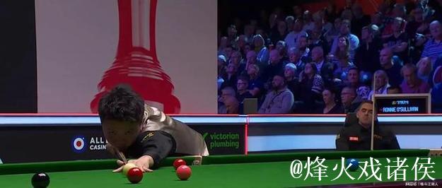 周跃龙以6-4击败奥沙利文 成功挺进斯诺克英锦赛16强